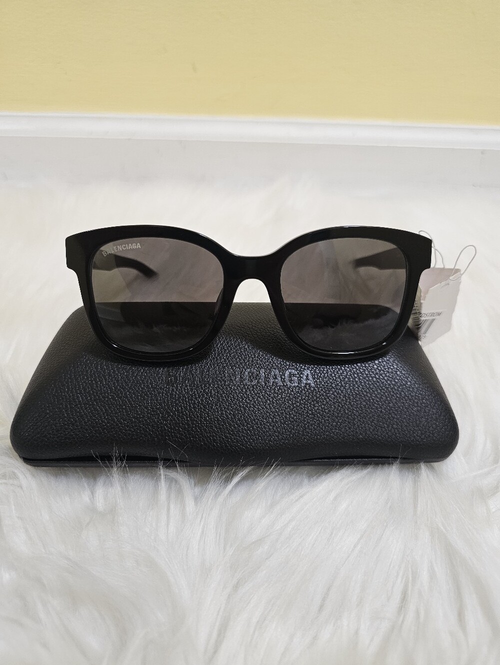 Balenciaga 52mm Polarized Square Sunglasses - Picture 1 of 14